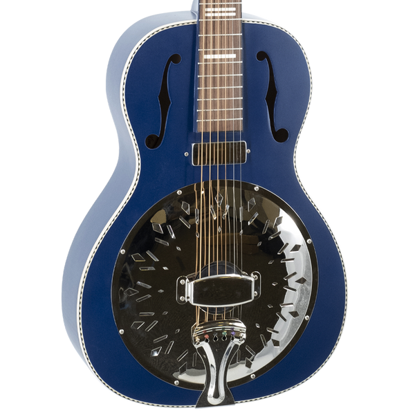 Recording King Dirty 30's Minnie Bucker Resonator Guitar in Wabash Blue - RPHR2EMBL