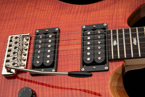 PRS SE Custom CE24 Electric Guitar in Blood Orange w/Gig Bag - CE44BR