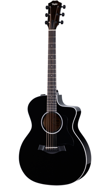 Taylor NOS 214CE Plus Spruce Top Maple Back/Sides Acoustic Electric Cutaway in Black w/Gigbag - NOS214CEPLUSBLK