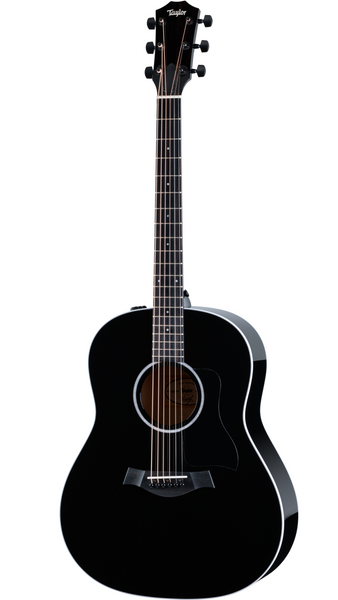Taylor NOS 217E Plus Grand Pacific Spruce Top Maple Back/Sides Acoustic Electric in Black w/Aerocase - NOS217EBLKPLUS