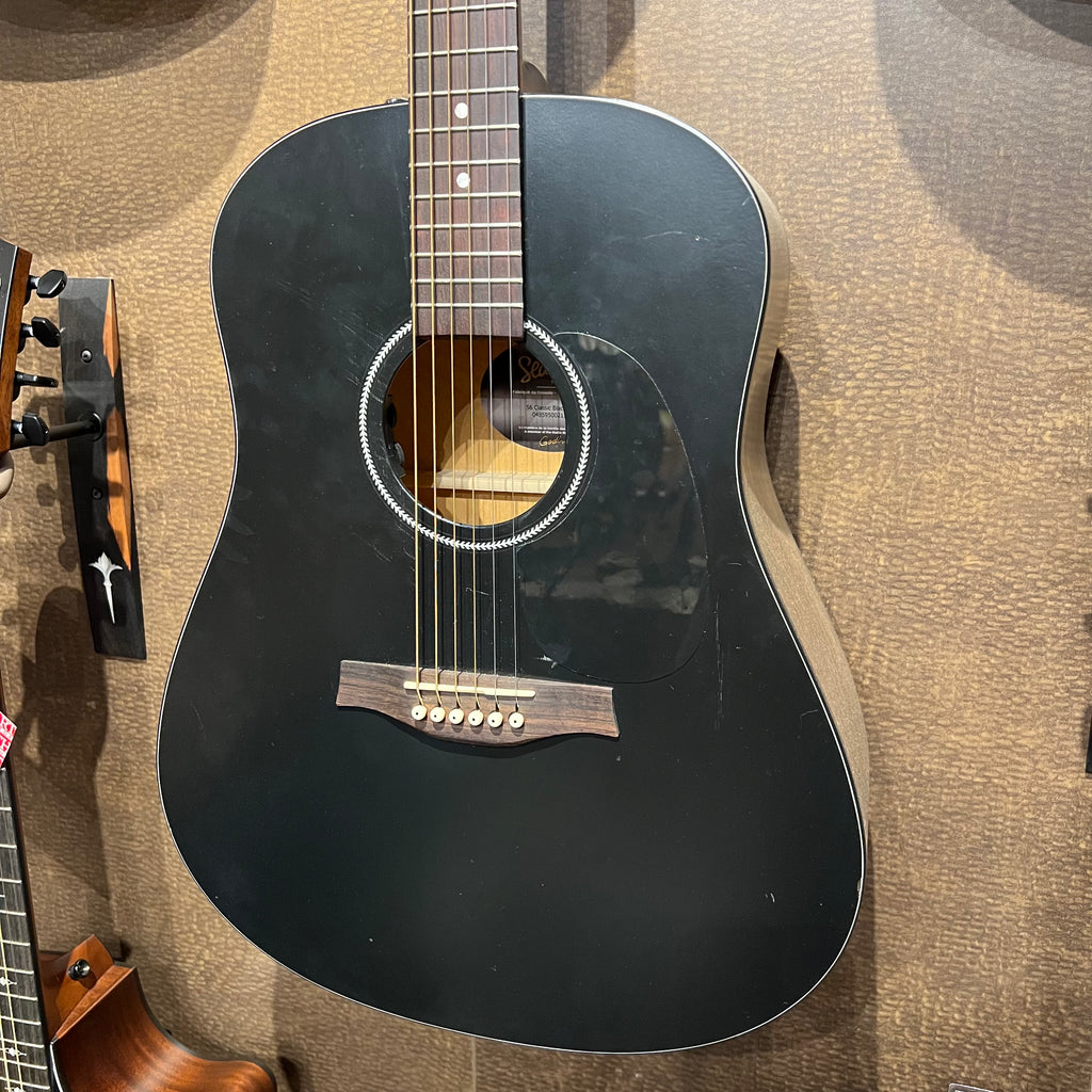 USED SPECIAL! Seagull Coastline S6 Acoustic Guitar Cedar in Matte Black - USDS6