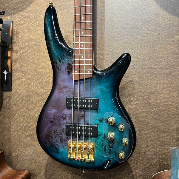 USED SPECIAL! Ibanez 2022 SR Standard 4 String Electric Bass in Tropical Seafloor Burst - USDSR400
