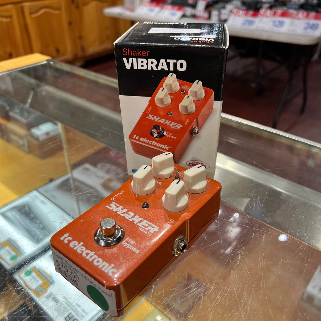 USED SPECIAL! TC Electronic Shaker Vibrato Effects Pedal - USDSHAKER