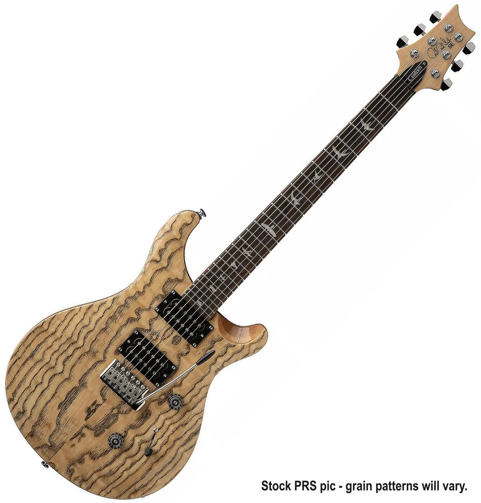 PRS SE Custom 24 Limited Burled Ash Electric Guitar in Natural - CU44BANA