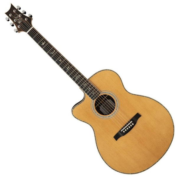 PRS SE A60E Angelus Left Hand Acoustic Electric in Natural w/Case - A6L0TTEMBCE1NA