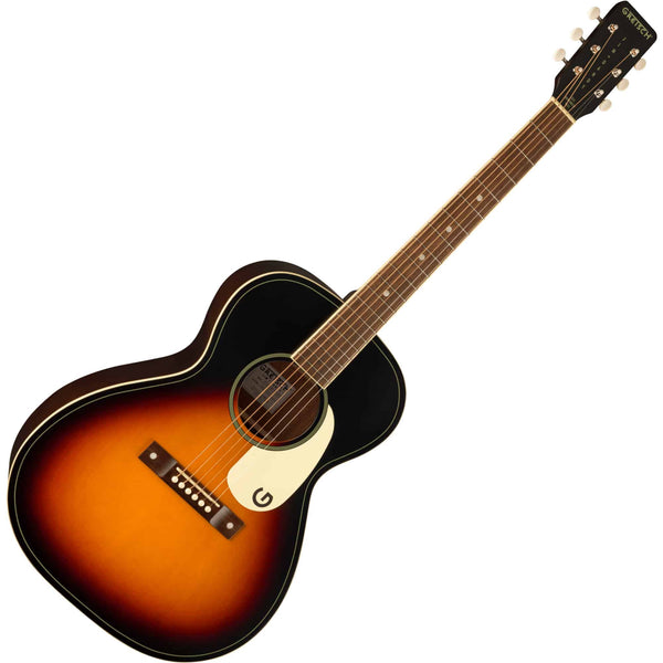 Gretsch Jim Dandy Concert Acoustic Guitar White Pickguard in Rex Burst - 2711100535