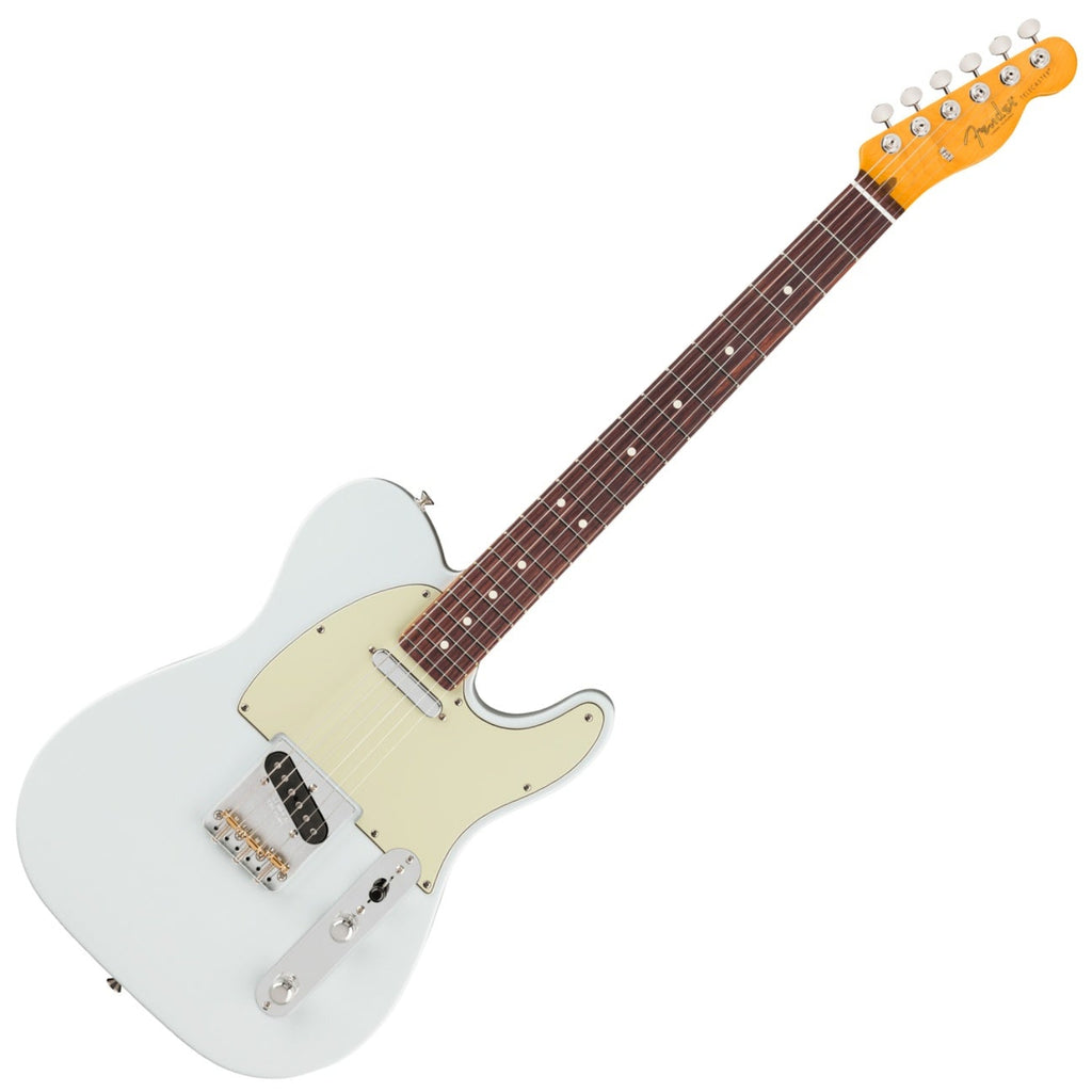 Fender LTD American Professional Classic Telecaster Electric Guitar Rosewood in Sonic Blue - 0175040372