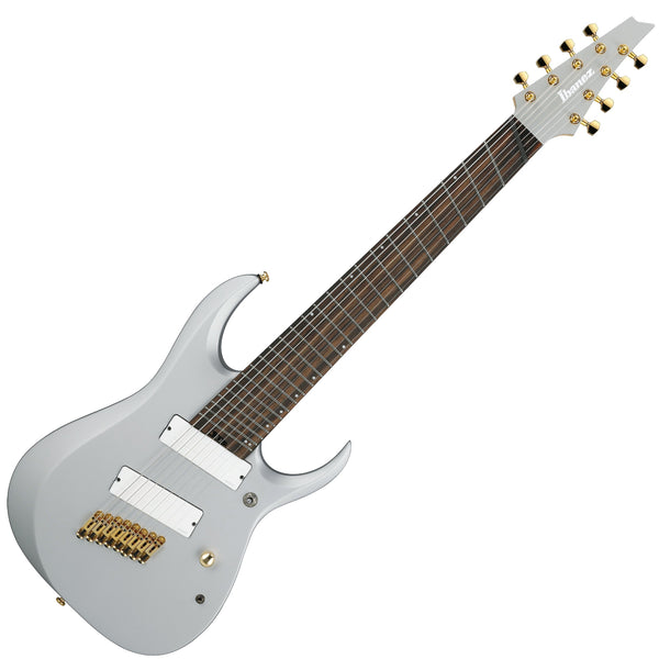 Ibanez RGD Axe Desing Lab Multi scale 8 String Electric Guitar in Classic Silver Matte - RGDMS8CSM