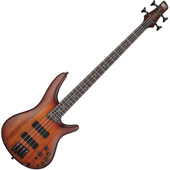 Ibanez SR Standard Electric Bass in Mahogany Brown Burst Low Gloss - SR500AMHL