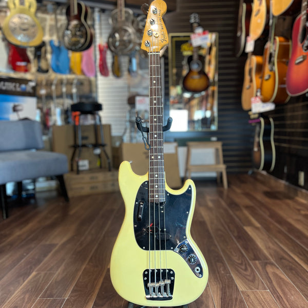USED SPECIAL! Fender 1978 Mustang Electric Bass in Aged Olympic White - USD1978MUSTANG