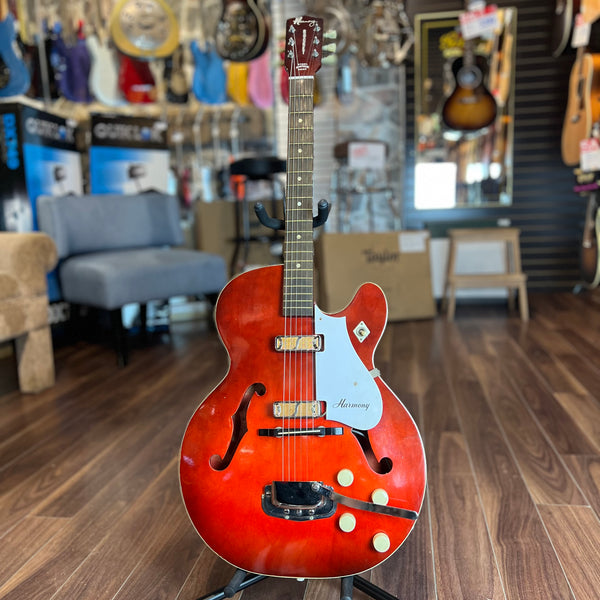 USED SPECIAL! Harmony 1960s H56 Rocket Electric Guitar w/Case - USDROCKETH56