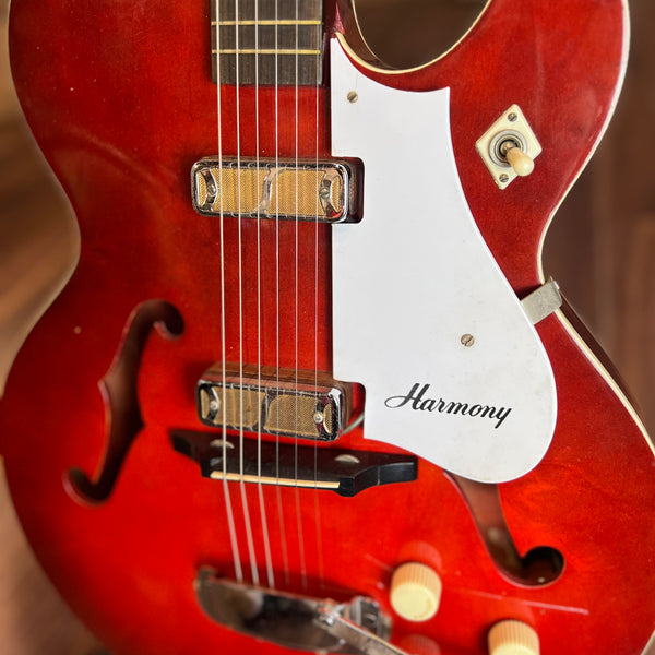 USED SPECIAL! Harmony 1960s H56 Rocket Electric Guitar w/Case - USDROCKETH56