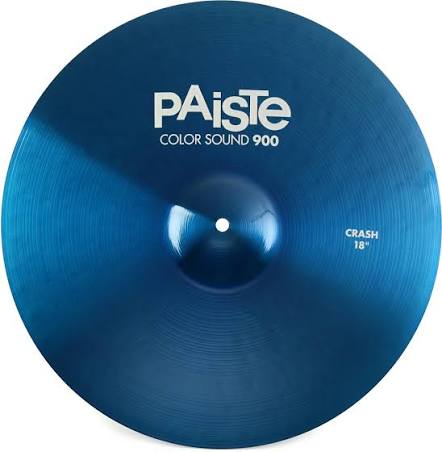 Paiste 18 Inch Color Sound 900 Medium Crash Cymbal in Blue - 1931418