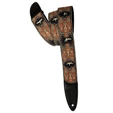 PRS 2 Inch Custom Jacquard Guitar Strap Birds Fleur Peach- 113504049
