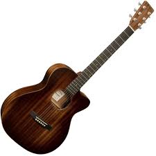 Martin 000 Junior Series Street Master Acoustic Electric in Dark Mahogany Distressed w/Soft Case - OOOCJRESTMASTER