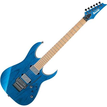 Ibanez RG Prestige Electric Guitar in Frozen Ocean w/Case - RG5120MLFCN