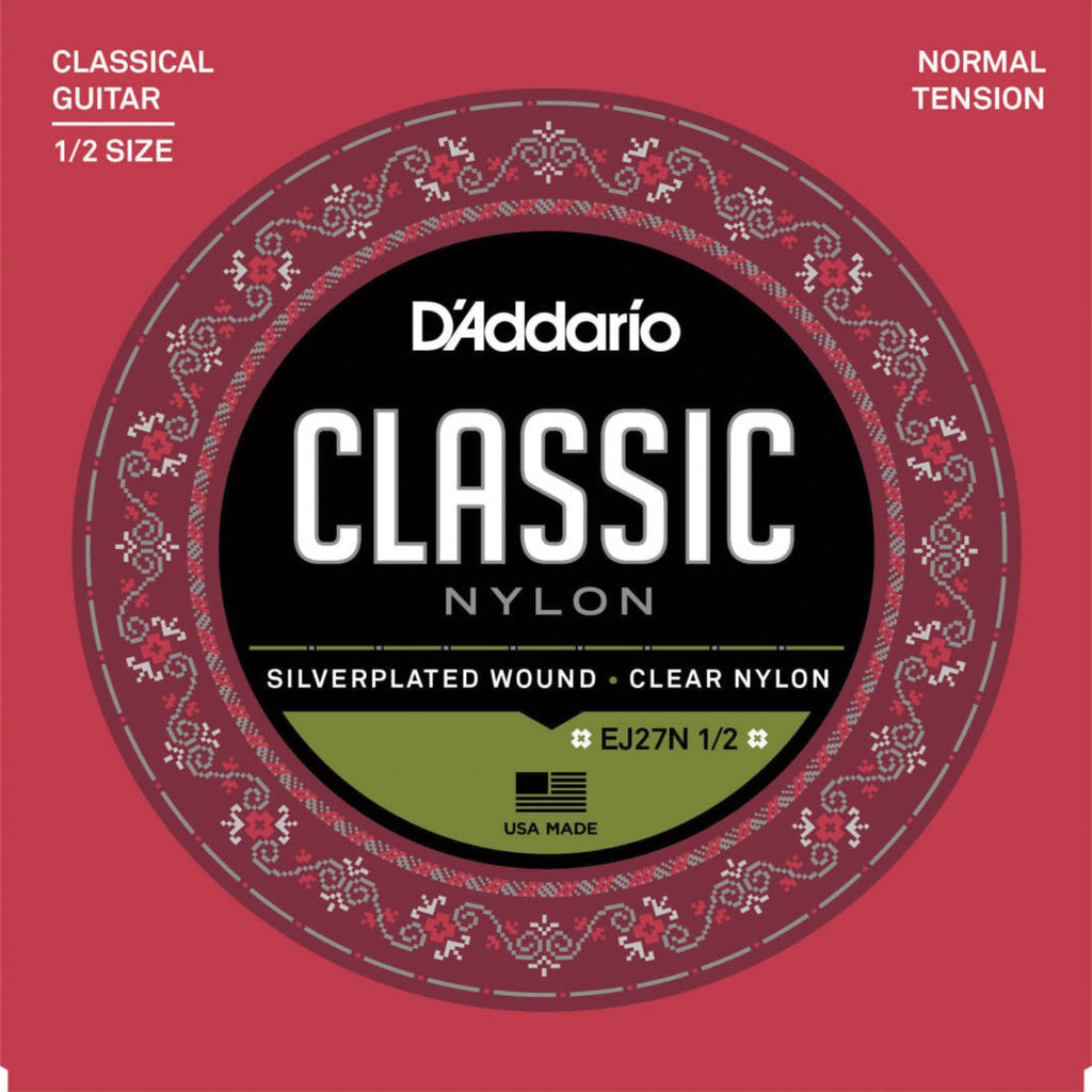 D'Addario Student Nylon Classical Guitar Strings Normal Tension - EJ27N