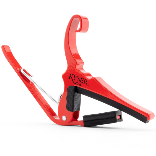 Kyser Color Waves Quick Change 6 String Acoustic Capo in Lipstick Red - KG6LRA