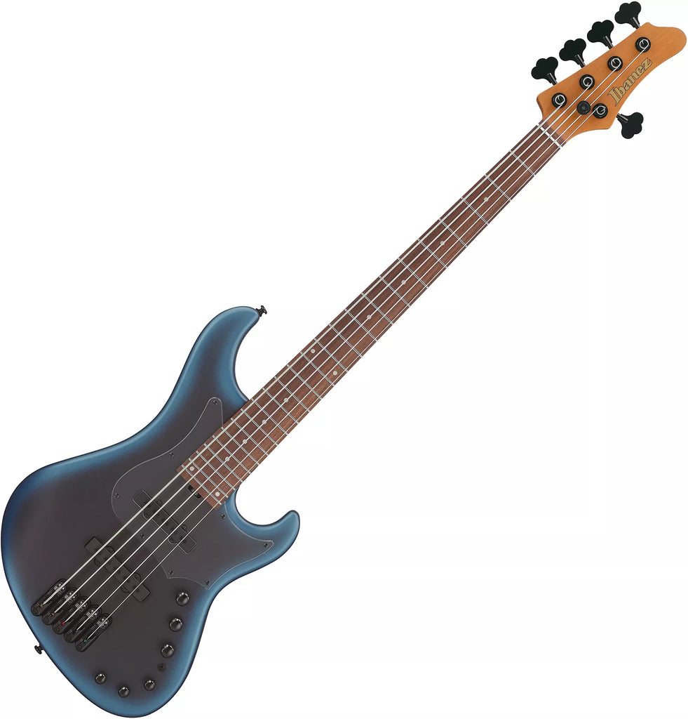 Ibanez MDM 5 String Electric Bass in Midnight Arctic Ocean Matte with Bag - MDM1005MAM
