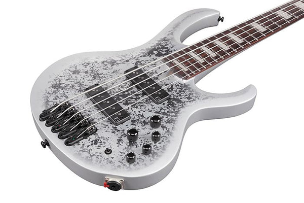 Ibanez BTB Standard 5 String Electric Bass in Silver Blizzard Matte - BTB25TH5SLM