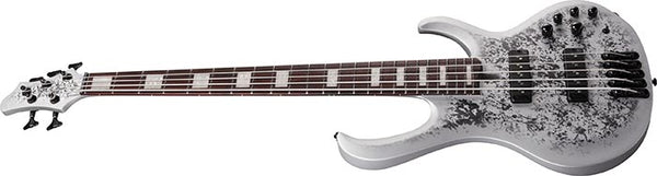 Ibanez BTB Standard 5 String Electric Bass in Silver Blizzard Matte - BTB25TH5SLM