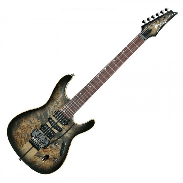 Ibanez S Premium Electric Guitar in Charcoal Black Burst w/Bag - S1070PBZCKB