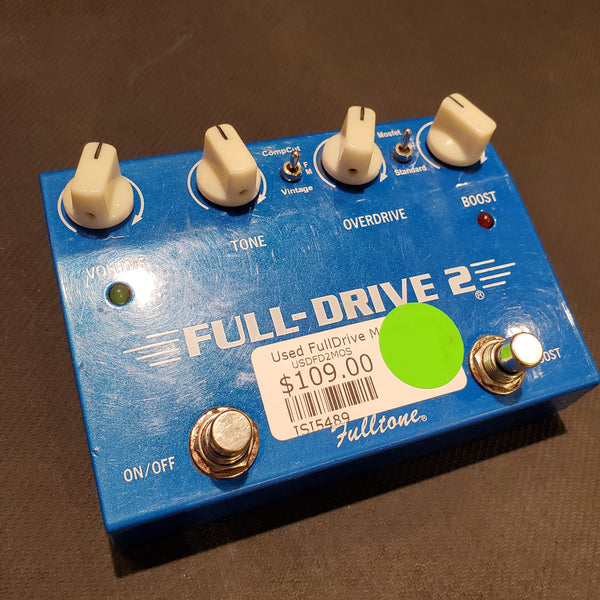 USED SPECIAL! - Fulltone Full Drive 2 Overdrive Pedal - USDFD2MOS