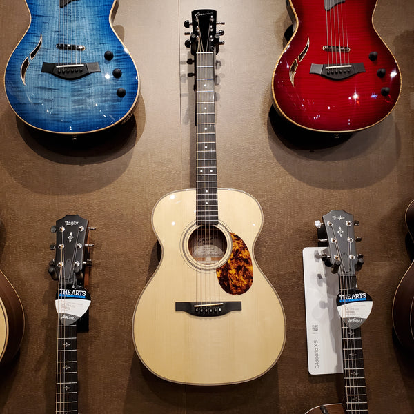 Boucher Studio Goose OM Acoustic Guitar Hybrid Brazillian Mahogany AAAA Adirondack w/Case - SG41