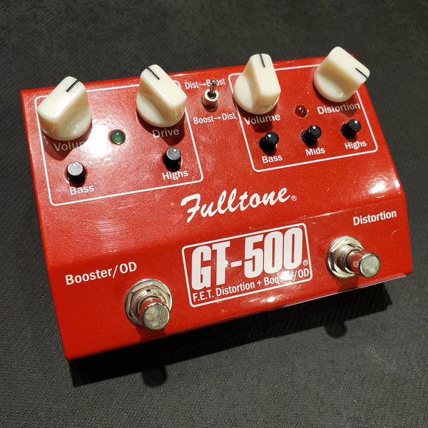 USED SPECIAL! - Fulltone GT500 Boost/Overdrive/Distortion Pedal - USDGT500