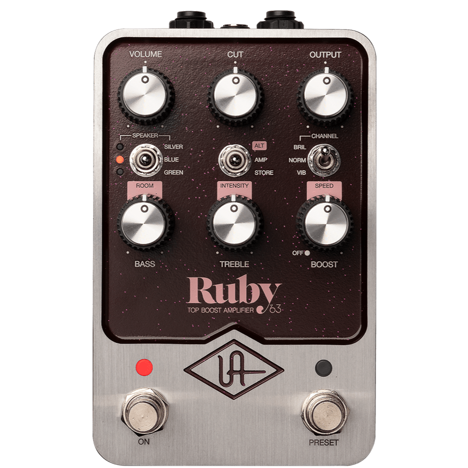 Universal Audio Ruby '63 Top Boost Amp Pedal - UAGPMRUBY