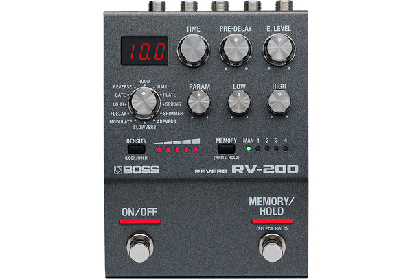 Boss RV200 Digital Reverb Pedal - RV200