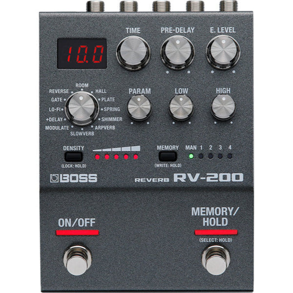 Boss RV200 Digital Reverb Pedal - RV200