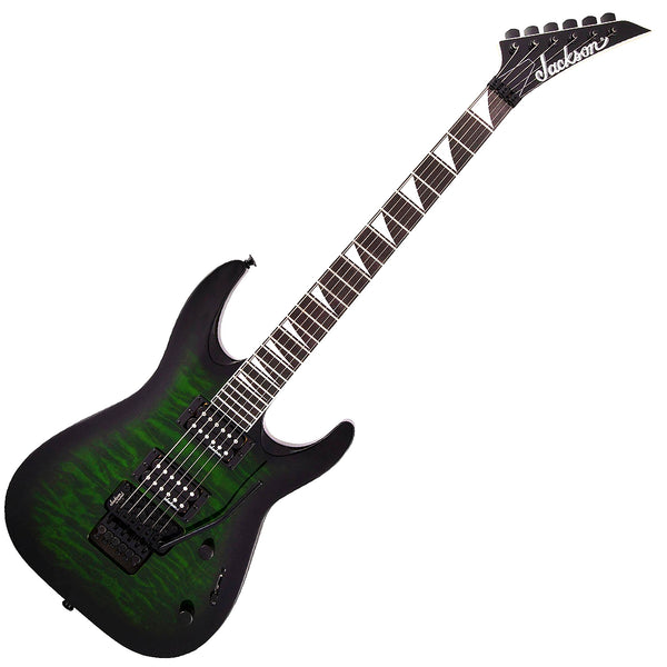 Jackson JS32Q DKA Electric Guitar in Transparent Green Burst - 2918804587