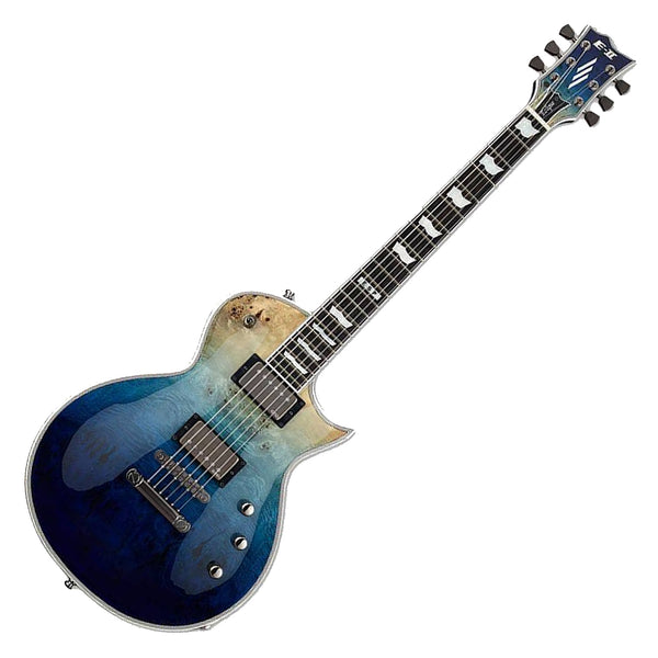 ESP E-II Eclipse Electric Guitar in Blue Natural Fade - EIIECBMBLUNFD