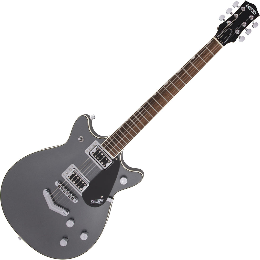 Gretsch G5222 Electromatic Double Jet BT Electric Guitar V-Stoptail in London Grey - 2509310540