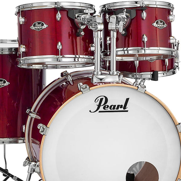 Pearl Export EXL 5 Piece Drumkit & Hardware in Natural Cherry w/Zildjian Cymbal Pack & Throne - EXL725FZPCT1246