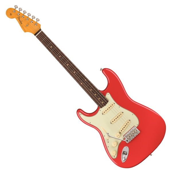 Fender American Vintage II Left Handed 61 Stratocaster Electric Guitar Rosewood in Fiesta Red w/Vintage-St - 0110260840