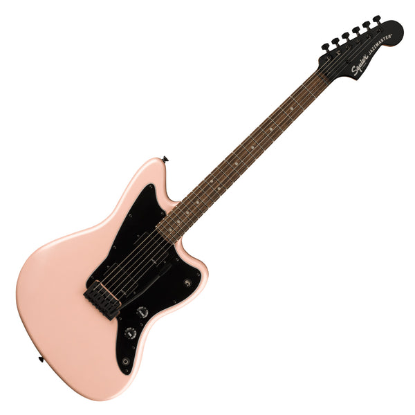 Squier Contemporary Active Jazzmaster Electric Guitar HH Laurel Black Pickguard in Shell Pink Pearl - 0370335533