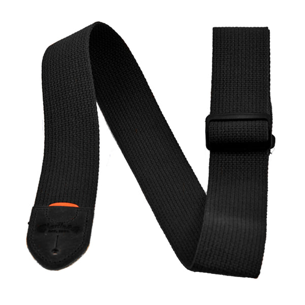 Martin Martin Logo Woven Strap with Leather Ends Black - 18A0104