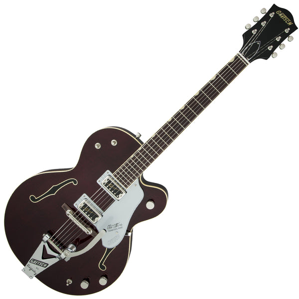 Gretsch G6119T62 Vintage Select Electric Guitar '62 Tennessee Rose Hollow Body Bigsby in Dark Cherry Stain w/Case - 2401414866