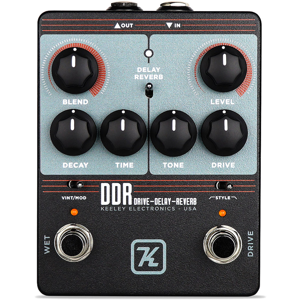 Keeley Drive Delay and Reverb Effects Pedal - DDR