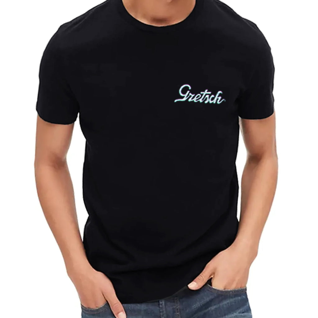 Gretsch Logo 45 Power & Fidelity T-Shirt Black S - 9224578406