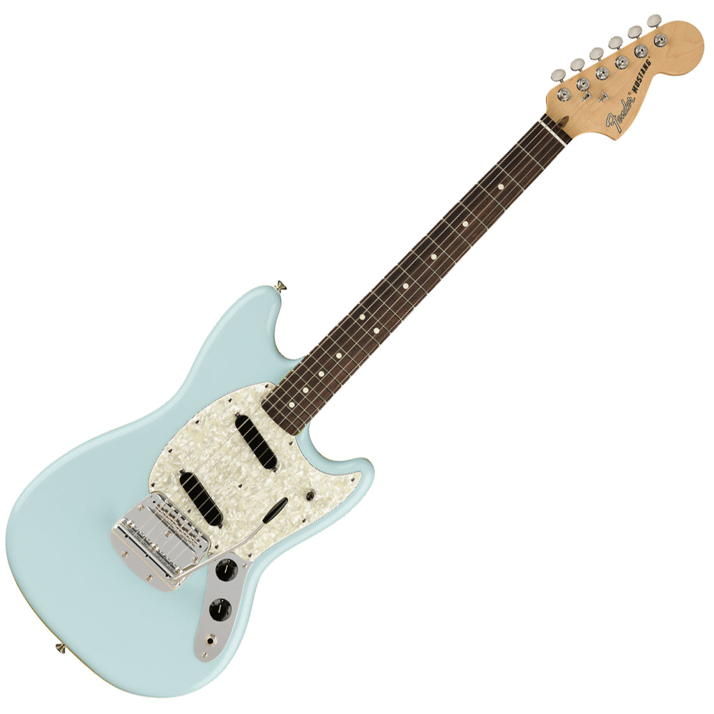 Fender American Performer Mustang Rosewood in Satin Sonic Blue - 0115510372