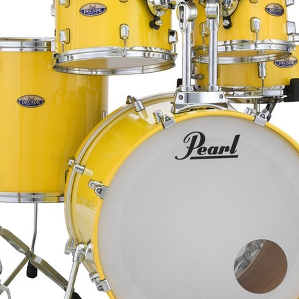 Pearl Decade Maple 5 Piece Shell Pack in Solid Yellow - DMP925SPC228