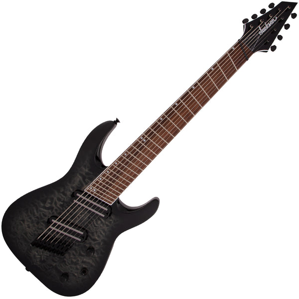 Jackson  X Series Soloist Arched Top SLATX8Q Electric Guitar Laurel Fretboard Multi-Scal in Transparent Blac - 2919904585
