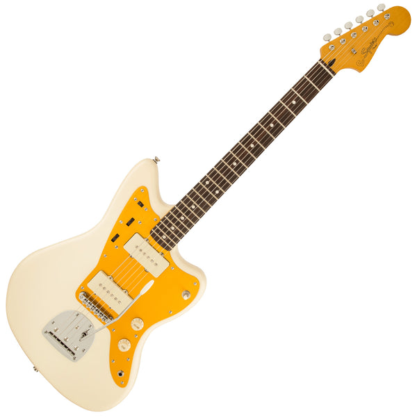 Squier J Mascis Jazzmaster Electric Guitar in Vintage White - 0371060541