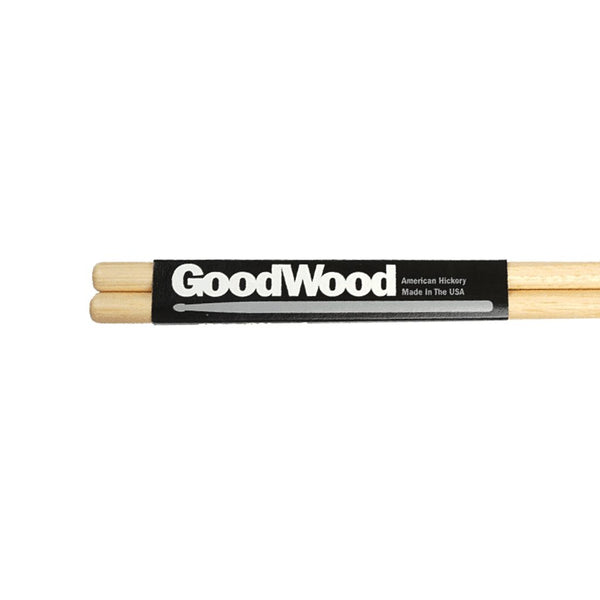 Vater 2B Goodwood Hickory Wood Tip Drumsticks - GW2BW
