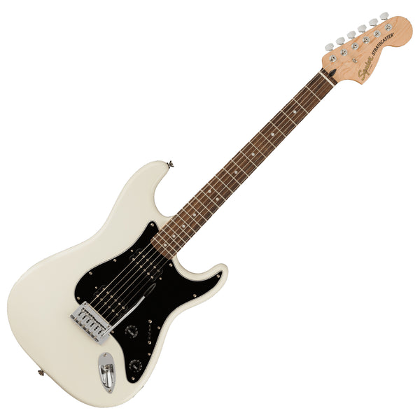 Squier Affinity Stratocaster Electric Guitar HH Laurel in Olympic White - 0378051505