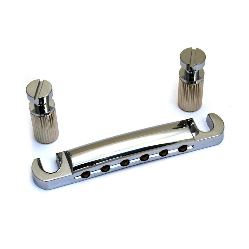 Gibson Stopbar Tailpiece w/Studs in Chrome - TP010