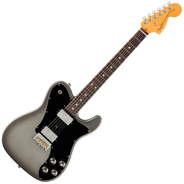 Fender American Professional II Telecaster Deluxe Electric Guitar Rosewood in Mercury w/Case - 0113960755